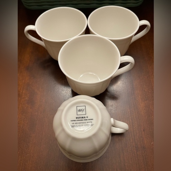 Mikasa Antique White Tea Cup HK 400 Antique White (Set of 4) - Picture 4 of 5